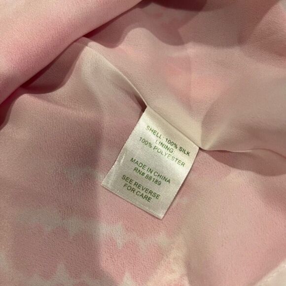 Lilly Pulitzer Silk Hot Pink Zebra Striped Dress Size 0 - Picture 8 of 12